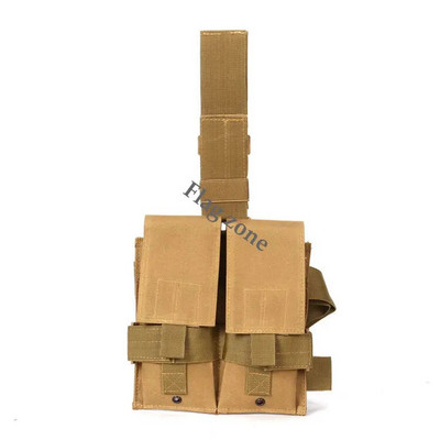 Taktička dvostruka Molle torbica za spremnike M4 5.56 Drop Leg Bag Vanjska vojna Airsoft puška Dodaci za lov 556 Mag torbica