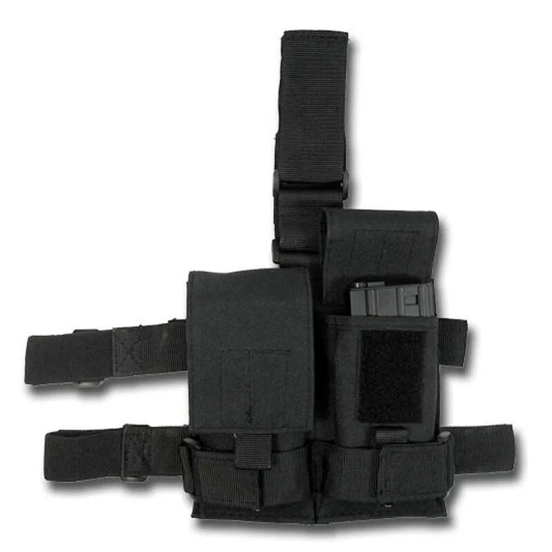 Taktička dvostruka Molle torbica za spremnike M4 5.56 Drop Leg Bag Vanjska vojna Airsoft puška Dodaci za lov 556 Mag torbica