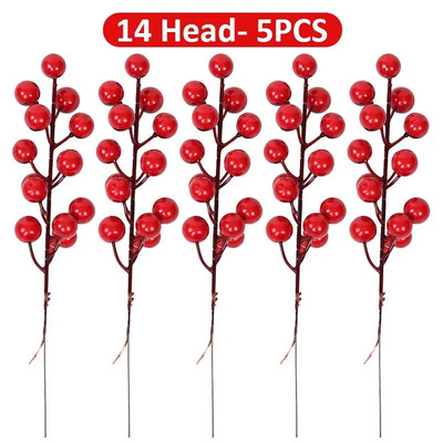 10/1 tk Jõulutehislikud marjad võltsitud maarjamarjad, lilled, tolmukimp, meisterdamine jõulupärg Jõulud uusaasta kingitused lauakaunistus