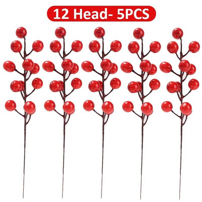 10/1 tk Jõulutehislikud marjad võltsitud maarjamarjad, lilled, tolmukimp, meisterdamine jõulupärg Jõulud uusaasta kingitused lauakaunistus