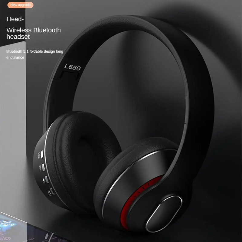 Salokāmas Bluetooth5.1 austiņas Hi-Fi trokšņu samazināšanas mūzikas austiņas bezvadu spēļu austiņas sporta stereo austiņas datoram