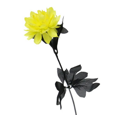 Burgundry Dahlia Crni umjetni cvjetni grana Svadbeni cvjetni zidni aranžman Materijali Noć vještica Lažni cvjetni stol Dekoracija doma