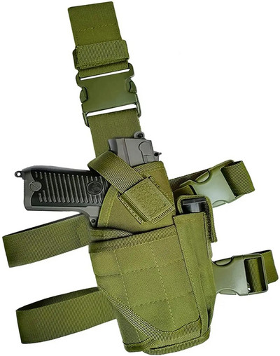 Taktička univerzalna bedrena futrola za Glock 17 18 Beretta M9 92 Colt 1911, podesiva navlaka za pištolj na spuštenu nogu, najlonska torbica za lov