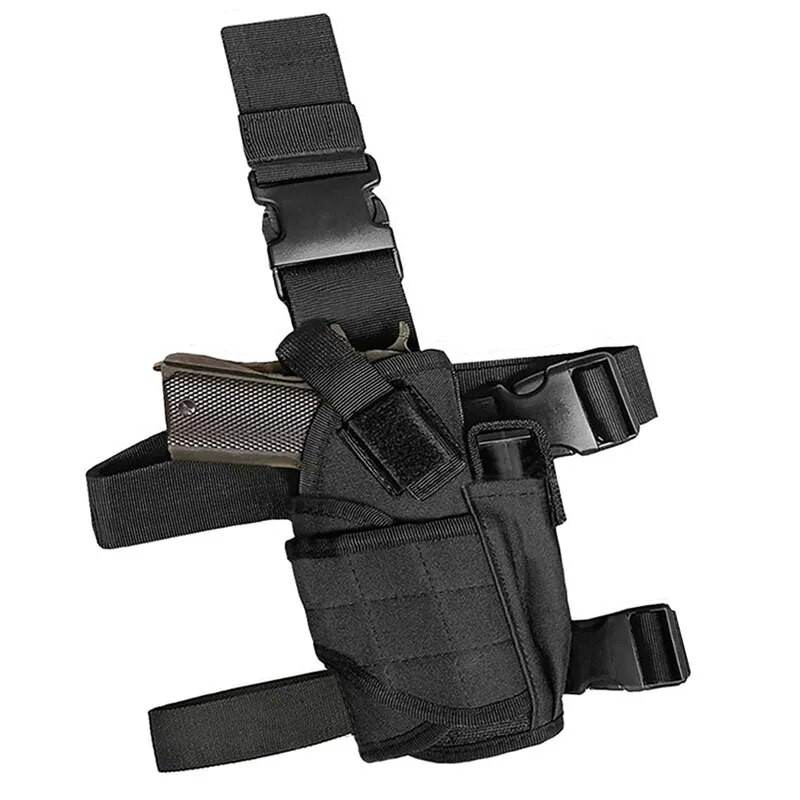 Taktička univerzalna bedrena futrola za Glock 17 18 Beretta M9 92 Colt 1911, podesiva navlaka za pištolj na spuštenu nogu, najlonska torbica za lov
