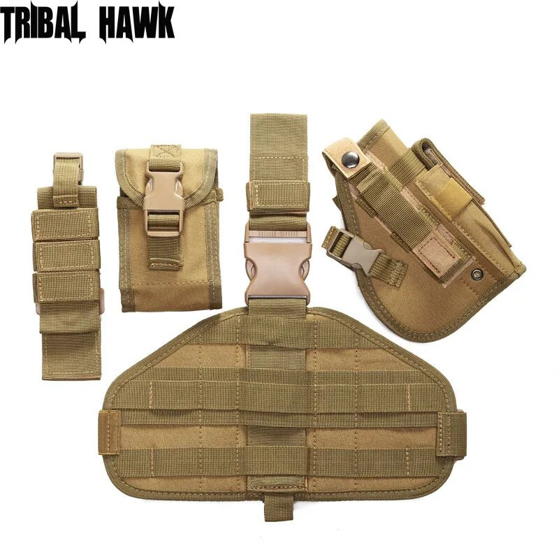 Višenamjenska taktička futrola, univerzalna futrola za pištolj, futrola za noge, torbica za spremnik, torbica za lov, futrola za airsoft pojas
