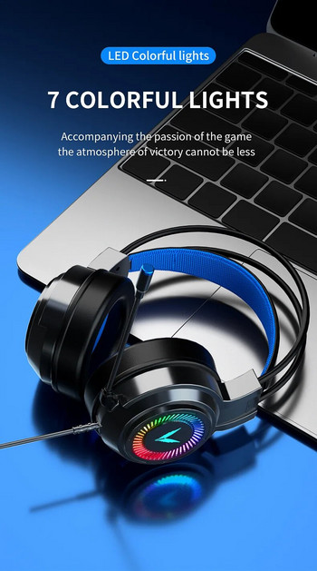 Ενσύρματα ακουστικά Gaming Headworn 7.1 Κανάλι ήχου Surround Υπολογιστής Notebook Chicken Eating Gaming Headset