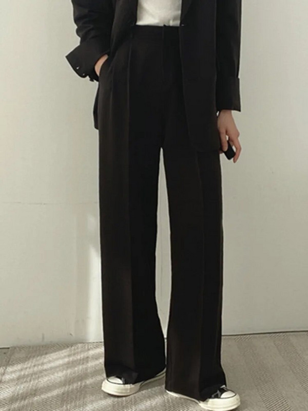 Ženski blejzer Elegantni modni ležerni jednobojni sveobuhvatni otvoreni ovratnik Chic Klasična odjeća blejzer proljeće jesen NOVO 2023.