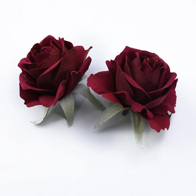 5/10 tk kunstlilled kodukaunistuseks Pulmapruut randme siidist roosid pea materjal Scrapbooking jõuludekoratiivne pärg
