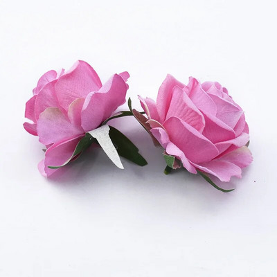5/10 tk kunstlilled kodukaunistuseks Pulmapruut randme siidist roosid pea materjal Scrapbooking jõuludekoratiivne pärg