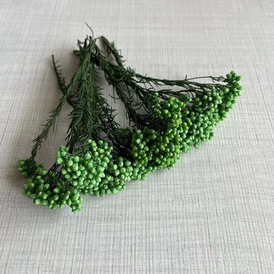 8 ~ 15 cm/12 DB természetes szárított, tartósított kölesvirág, száraz apró Ozothamnus Diosmifolius virágok barkácsolás gyertyakészítési kellékekhez, gyanta