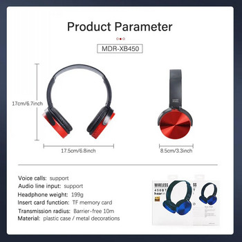 Στερεοφωνικά ακουστικά HIFI Ακουστικά Bluetooth Ακουστικά μουσικής FM και υποστήριξη κάρτας SD με μικρόφωνο για κινητό Xiaomi Iphone Sumsamg Tablet