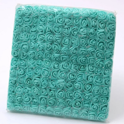 144 τμχ Mini Lace Pe Rose Foam Flower Heads Bouquet for Wedding Home Decoration Scrapbooking DIY Wreath Artificia Flowers