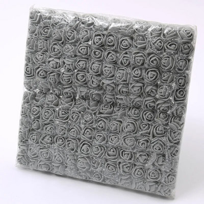 144 τμχ Mini Lace Pe Rose Foam Flower Heads Bouquet for Wedding Home Decoration Scrapbooking DIY Wreath Artificia Flowers