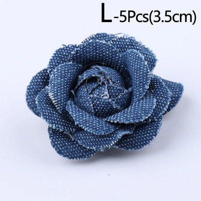 5kom/lot Traper cvijet Umjetni cvijet Mala kamelija Vjenčane dekoracije Diy Scrapbooking Pokrivalo za glavu Zanatski ukrasi za odjeću