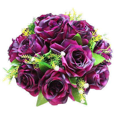 Kuglice od umjetnog cvijeća od ruže od 26 cm Vjenčanje Rimski stup Vodič za ceste Dekoracije Rođendanska zabava Prekrasni središnji buket