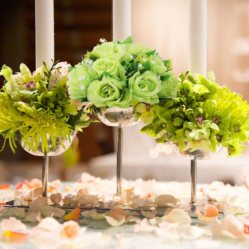 Kuglice od umjetnog cvijeća od ruže od 26 cm Vjenčanje Rimski stup Vodič za ceste Dekoracije Rođendanska zabava Prekrasni središnji buket