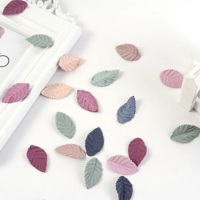 50/100Pcs 3.5cm Jesenje lišće Umjetno lišće drveća DIY Ručno izrađeni vijenac Scrapbooking Vjenčanje Kućni ukras Poklon Lažni cvijet