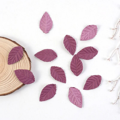 50/100Pcs 3.5cm Jesenje lišće Umjetno lišće drveća DIY Ručno izrađeni vijenac Scrapbooking Vjenčanje Kućni ukras Poklon Lažni cvijet