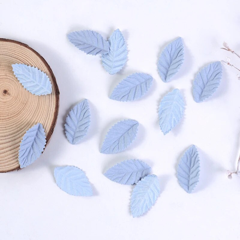 50/100Pcs 3.5cm Jesenje lišće Umjetno lišće drveća DIY Ručno izrađeni vijenac Scrapbooking Vjenčanje Kućni ukras Poklon Lažni cvijet