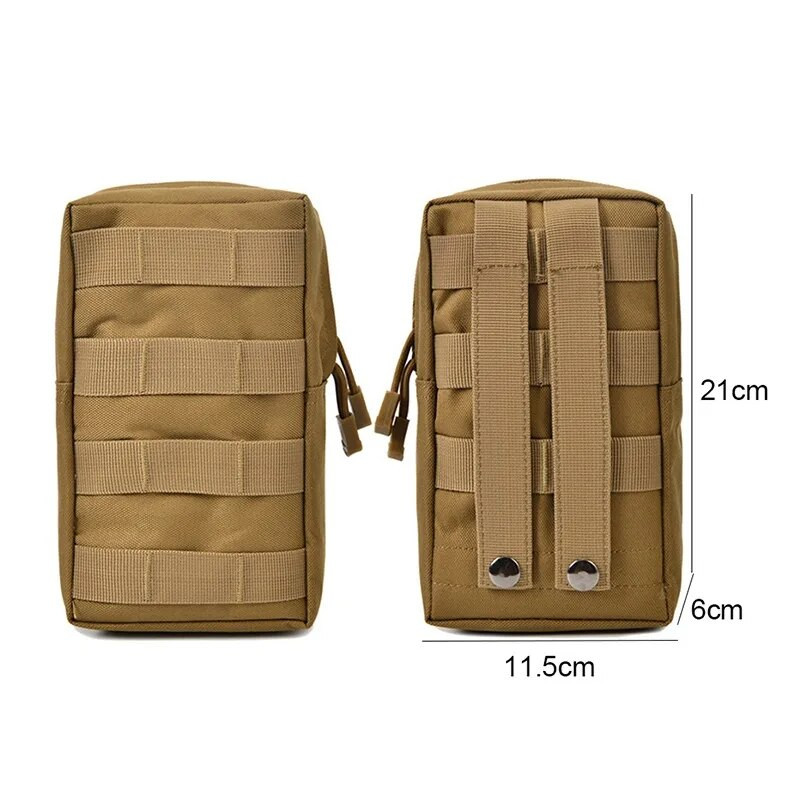 600D Tactical Molle System Medicinska torbica Utility EDC Alat Dodatna oprema oko struka Torbica za telefon Airsoft Lovačka torba Oprema za vanjske aktivnosti