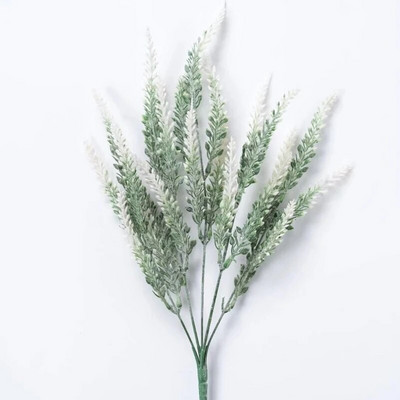 Ljubičasti buket umjetnog cvijeća lavande Lažna biljka za uređenje doma Vrt Božićna svadbena dekoracija Vaza Dodaci Unutarnji