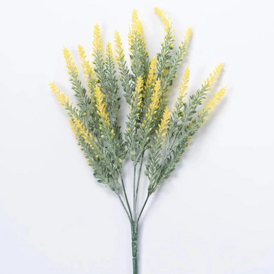 Ljubičasti buket umjetnog cvijeća lavande Lažna biljka za uređenje doma Vrt Božićna svadbena dekoracija Vaza Dodaci Unutarnji