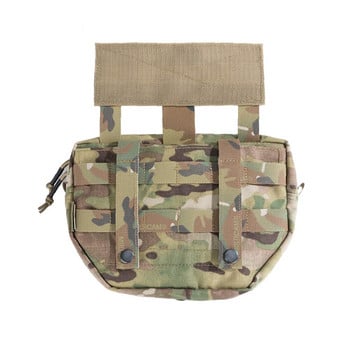 Διπλό στρώμα Στρατιωτικό EDC Pack Ανδρικά Tactical Molle Waist τσάντα Nylon γιλέκο κρεμαστή θήκη Fanny Pack Κάμπινγκ Αξεσουάρ κυνηγιού Τσάντες