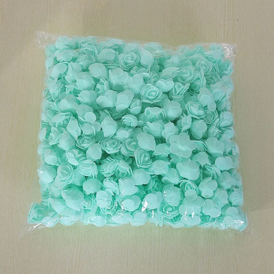 3,5 cm PE rožių dirbtinės gėlių galvutės 200/100 vnt netikrų rožių žiedas vestuvių dekoravimui Namų gėlių kompozicijos vainiko dekoras