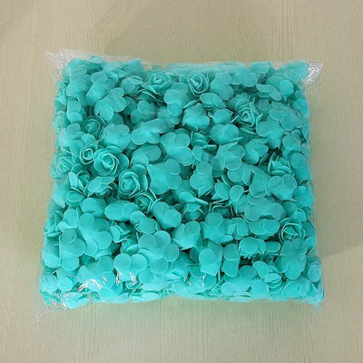 3,5 cm PE rožių dirbtinės gėlių galvutės 200/100 vnt netikrų rožių žiedas vestuvių dekoravimui Namų gėlių kompozicijos vainiko dekoras