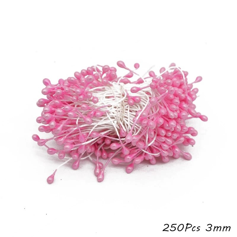 Mješoviti ružičasti biljni cvijet Trešnja Stabljika Svežanj bobica DIY Božićna svadbena torta Poklon kutija Dekoracija vijenaca