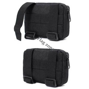 Tactical Molle Mini Waist Bag Τσάντες κυνηγιού Belt Waist Pack Πολλαπλών χρήσεων Military EDC Pack Nylon Hunting Tools Pouch Organizer