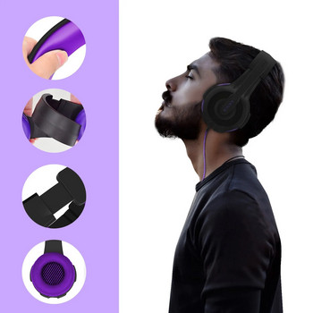 Слушалки за компютърни игри Кабелни слушалки Съраунд звук Стерео слушалки за намаляване на шума 3,5 мм Слушалки с кабел за компютърни лаптоп игри
