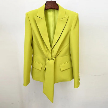 Σχεδιασμένο μοντέρνο παντελόνι γραφείου συνονθύλευμα μονόχρωμο παντελόνι blazer επίσημο γυναικείο κοστούμι 2022