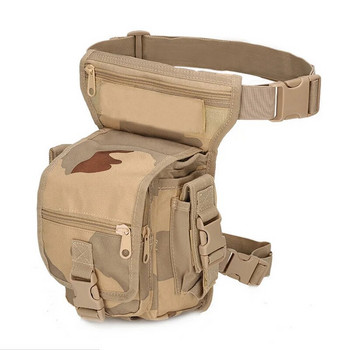 Τσάντα Tactical Drop Leg Ρυθμιζόμενη αθλητικά αξεσουάρ εξωτερικού χώρου Τσάντα ζώνης Army κυνηγετικά πακέτα μέσης Molle Leg Pouch Τσάντα πεζοπορίας