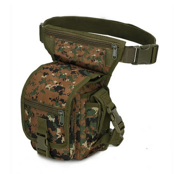 Τσάντα Tactical Drop Leg Ρυθμιζόμενη αθλητικά αξεσουάρ εξωτερικού χώρου Τσάντα ζώνης Army κυνηγετικά πακέτα μέσης Molle Leg Pouch Τσάντα πεζοπορίας