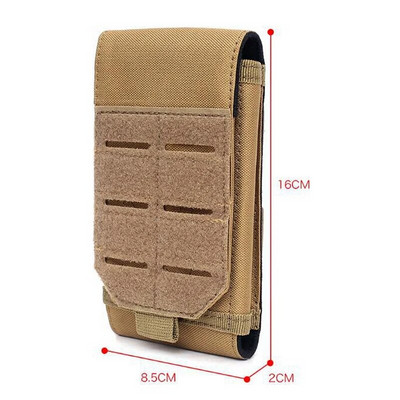Τακτική θήκη κινητού τηλεφώνου Molle 5,5 ιντσών Θήκη EDC Θήκη εξωτερικής θήκης κινητού τηλεφώνου Πακέτο εργαλείων μέσης Αξεσουάρ κυνηγιού Θήκη τσαντών