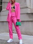 Proljeće 2023. Novi ženski komplet sakoa Profesionalno elegantno uredsko odijelo Sako i hlače 2-dijelni set Poslovna ženska odijela s hlačama