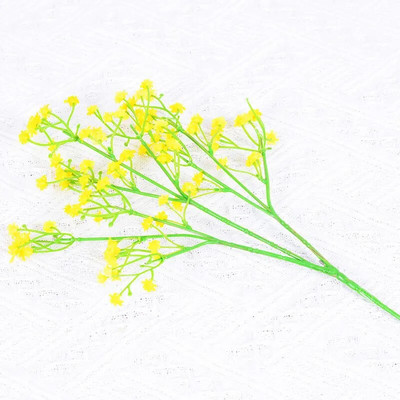 1/3/5 kom 52 cm Bijelo Umjetno cvijeće za dječji dah Gypsophila DIY buket za vjenčanje Dekoracija doma Plastično lažno cvijeće