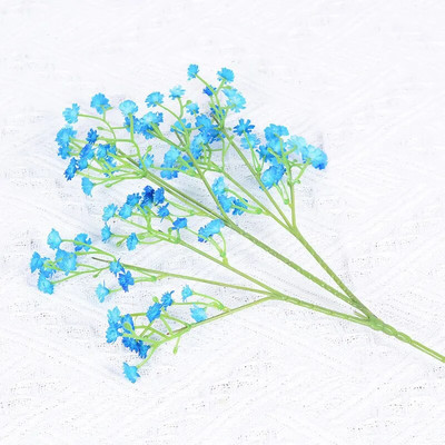 1/3/5 kom 52 cm Bijelo Umjetno cvijeće za dječji dah Gypsophila DIY buket za vjenčanje Dekoracija doma Plastično lažno cvijeće