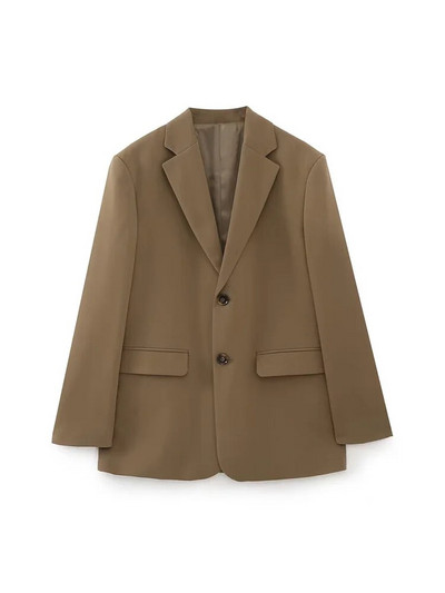 Kumsvag 2023 Sieviešu pavasara bikškostīmi 2 gabalu komplekti Ikdienišķs, brīvs bleizeri Mēteļi un bikses Sieviešu elegants OL uzvalks apģērbs