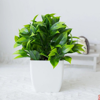 Τεχνητή λεμονιά ψεύτικα λουλούδια σε γλάστρες Ψεύτικο γραφείο φυτών Εξωτερική αυλή Παράθυρο κήπου Μπαλκόνι φυτό σε γλάστρα Σπίτι Floral διακόσμηση