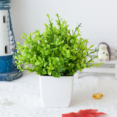 Τεχνητή λεμονιά ψεύτικα λουλούδια σε γλάστρες Ψεύτικο γραφείο φυτών Εξωτερική αυλή Παράθυρο κήπου Μπαλκόνι φυτό σε γλάστρα Σπίτι Floral διακόσμηση