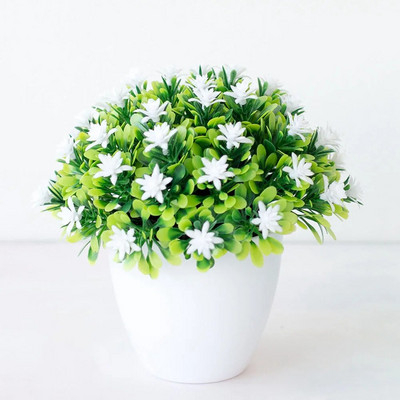 Τεχνητή λεμονιά ψεύτικα λουλούδια σε γλάστρες Ψεύτικο γραφείο φυτών Εξωτερική αυλή Παράθυρο κήπου Μπαλκόνι φυτό σε γλάστρα Σπίτι Floral διακόσμηση