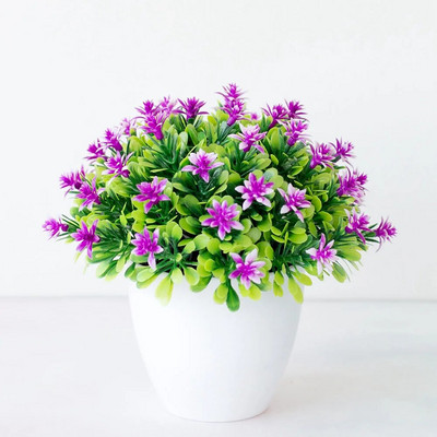 Τεχνητή λεμονιά ψεύτικα λουλούδια σε γλάστρες Ψεύτικο γραφείο φυτών Εξωτερική αυλή Παράθυρο κήπου Μπαλκόνι φυτό σε γλάστρα Σπίτι Floral διακόσμηση