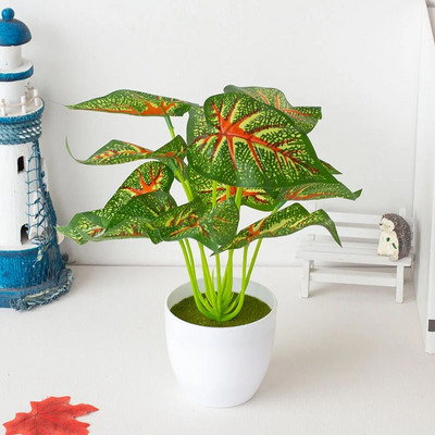 Τεχνητή λεμονιά ψεύτικα λουλούδια σε γλάστρες Ψεύτικο γραφείο φυτών Εξωτερική αυλή Παράθυρο κήπου Μπαλκόνι φυτό σε γλάστρα Σπίτι Floral διακόσμηση