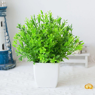 Τεχνητή λεμονιά ψεύτικα λουλούδια σε γλάστρες Ψεύτικο γραφείο φυτών Εξωτερική αυλή Παράθυρο κήπου Μπαλκόνι φυτό σε γλάστρα Σπίτι Floral διακόσμηση