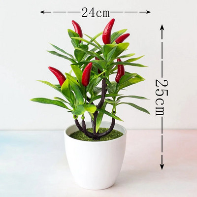 Τεχνητή λεμονιά ψεύτικα λουλούδια σε γλάστρες Ψεύτικο γραφείο φυτών Εξωτερική αυλή Παράθυρο κήπου Μπαλκόνι φυτό σε γλάστρα Σπίτι Floral διακόσμηση