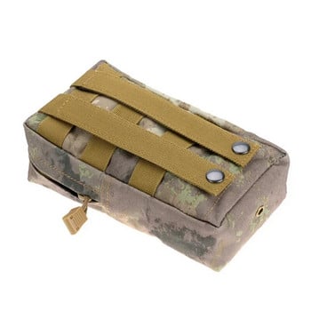 Мъжки тактически Molle Pouch Belt Waist Pack Bag Малък джоб за телефон Военен Waist Pack Running Pouch Пътни чанти за къмпинг Мек гръб
