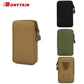 EDC Molle torba torbica dvoslojna vanjska vodootporna vojna torbica oko struka muška torbica ispod 7 inča taktička torba za kampiranje