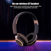 Bežične slušalice kompatibilne s Bluetoothom Subwoofer Stereo Hifi s mikrofonom Računalne sportske slušalice Fleksibilne sklopive slušalice